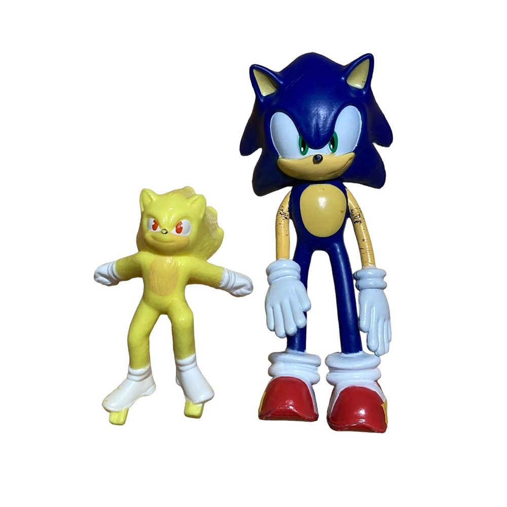 Sega Sonic the Hedgehog 4" Action Figure Toy Blue Poseable & Kids Meal Toy